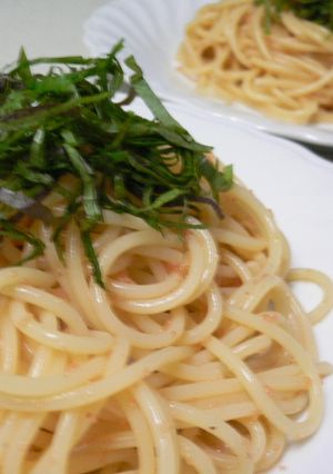 香る！明太子スパゲティー-レシピのメイン写真