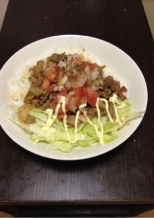 なんちゃってタコライス＆サルサ-レシピのメイン写真