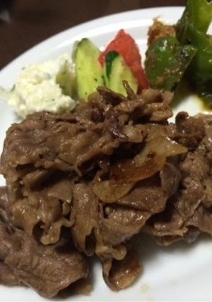 牛肉のニンニク醤油炒め-レシピのメイン写真