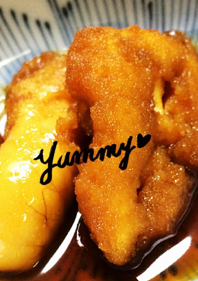 鯵の卵煮付け-レシピのメイン写真