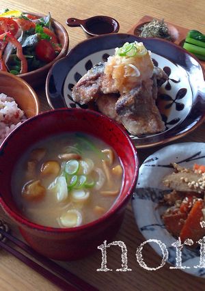 ぶりのおろしポン酢定食-レシピのメイン写真