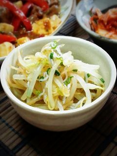 モヤシとちりめんじゃこの簡単和え物♪-レシピのメイン写真