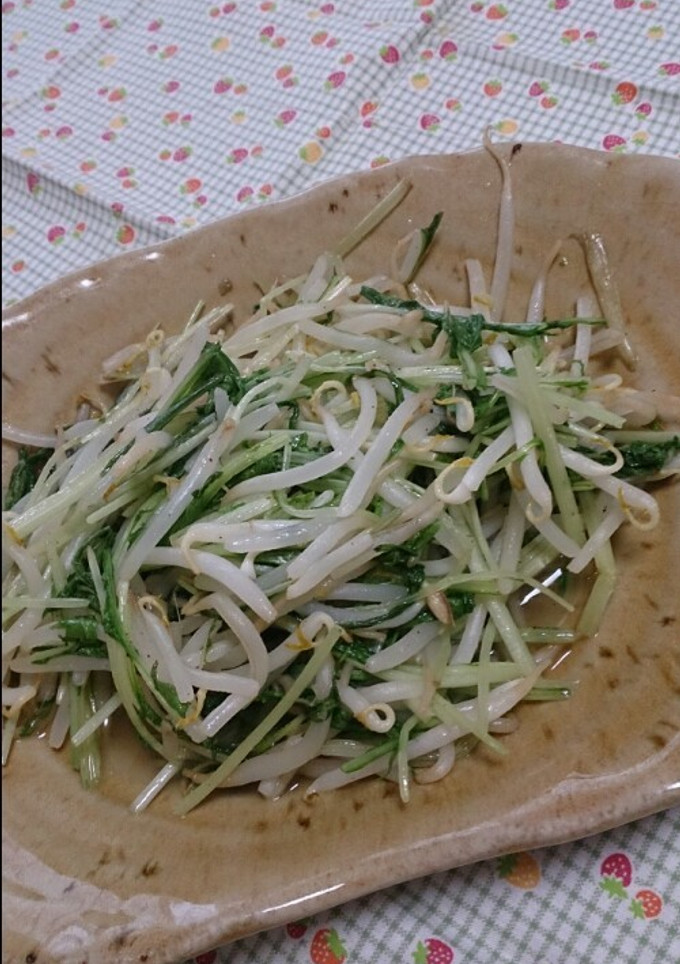 モヤシと水菜の中華いため-レシピのメイン写真