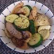 ズッキーニとエリンギのバター炒め