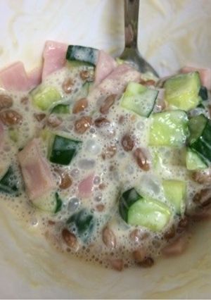 糖質制限！マヨ納豆-レシピのメイン写真