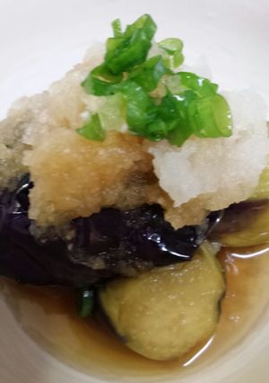 ナスの揚げ浸しみぞれのせ-レシピのメイン写真