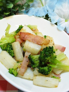 お弁当に☆シャクシャク長芋炒め +。*゚-レシピのメイン写真