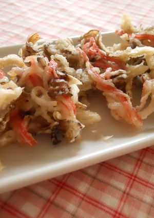 舞茸とカニカマの旨味揚げ-レシピのメイン写真