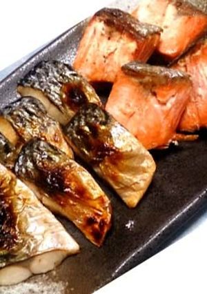 お弁当に冷凍自然解凍の焼き魚（鯖・鮭）-レシピのメイン写真