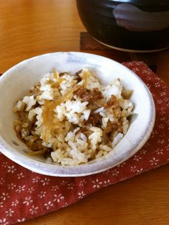 牛ごぼう飯-レシピのメイン写真