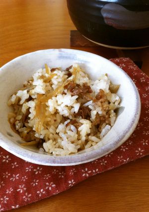 牛ごぼう飯-レシピのメイン写真