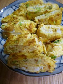 白だしで・ねぎ入り卵焼き-レシピのメイン写真