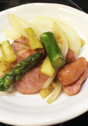アスパラ塩レモン炒め-レシピのメイン写真