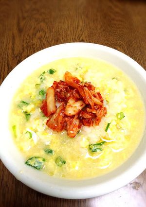 鶏ガラスープの雑炊♪-レシピのメイン写真