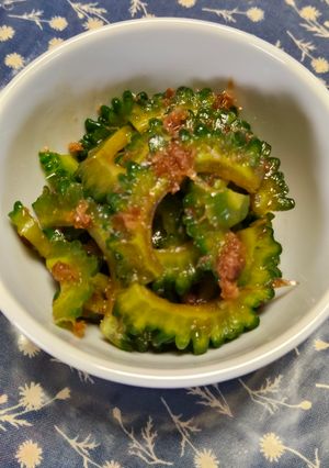 ゴーヤのおかか醤油和え-レシピのメイン写真