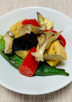 夏野菜の煮びたし-レシピのメイン写真