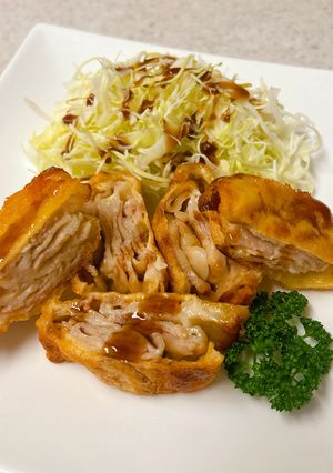 油揚げで♪揚げないミルフィーユカツ-レシピのメイン写真
