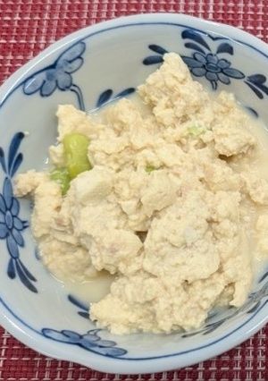 防災にも！パッククッキングで作る炒り豆腐-レシピのメイン写真