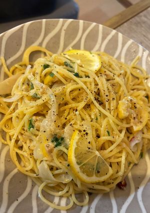 ツナとたまねぎのレモンペペロンチーノ🍋🍝-レシピのメイン写真