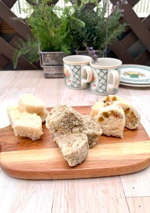 同時に3種ポリCOOK『米粉の蒸しパン』-レシピのメイン写真