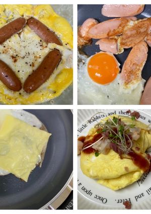 朝の卵-レシピのメイン写真