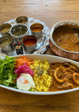 ぷりぷりいかDEスパイスカレー-レシピのメイン写真