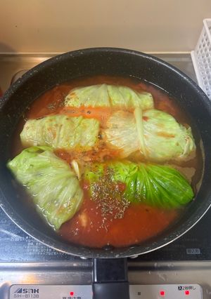 鶏もも肉のロールキャベツ-レシピのメイン写真