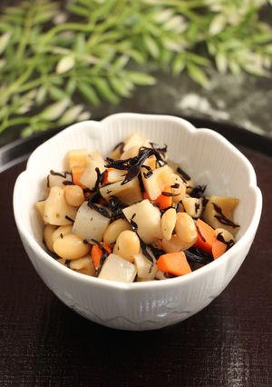 レンジで簡単！ひじきの五目煮　3分-レシピのメイン写真