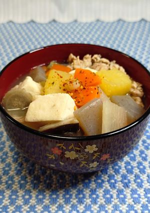 栄養最強♪疲労回復✨心と身体を整える具沢山豚汁-レシピのメイン写真