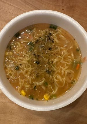 麺職人味噌味を美味しくしたもの-レシピのメイン写真