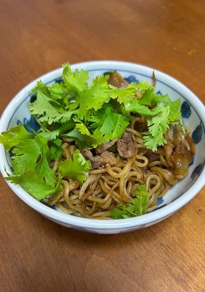 あまった豚の生姜焼きで☆パッタイ風-レシピのメイン写真