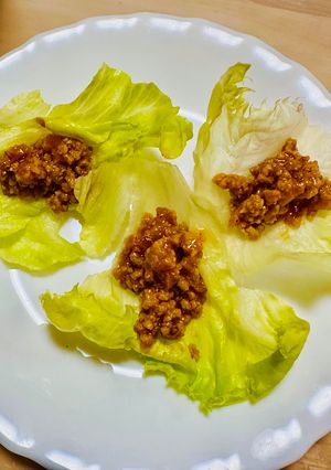 【※】レタス🥬肉みそ 激うま・簡単-レシピのメイン写真