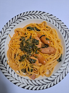 生クリームとケチャップのパスタ-レシピのメイン写真