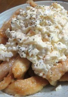 鶏むね肉の甘酢炒め　タルタルソースがけ-レシピのメイン写真