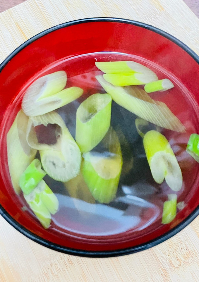 簡単☆長ネギとあおさのスープ/お吸い物-レシピのメイン写真