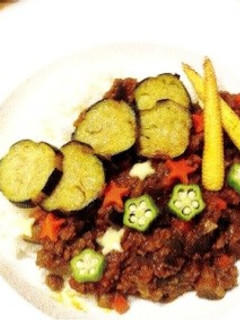 夏野菜★ドライカレー★七夕-レシピのメイン写真