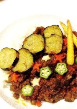 夏野菜★ドライカレー★七夕-レシピのメイン写真