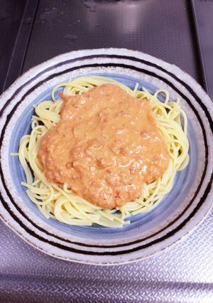 カニのトマトクリームスパゲッティ-レシピのメイン写真