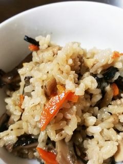 絶品!干し椎茸の炊き込みご飯-レシピのメイン写真