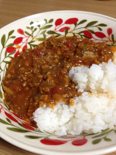 野菜たっぷり!トマトとひき肉のカレー!-レシピのメイン写真