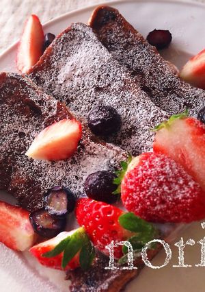 ココアフレンチトースト-レシピのメイン写真