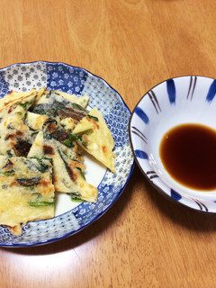 ほうれん草のチヂミ風お焼き-レシピのメイン写真