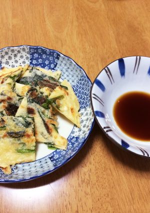 ほうれん草のチヂミ風お焼き-レシピのメイン写真