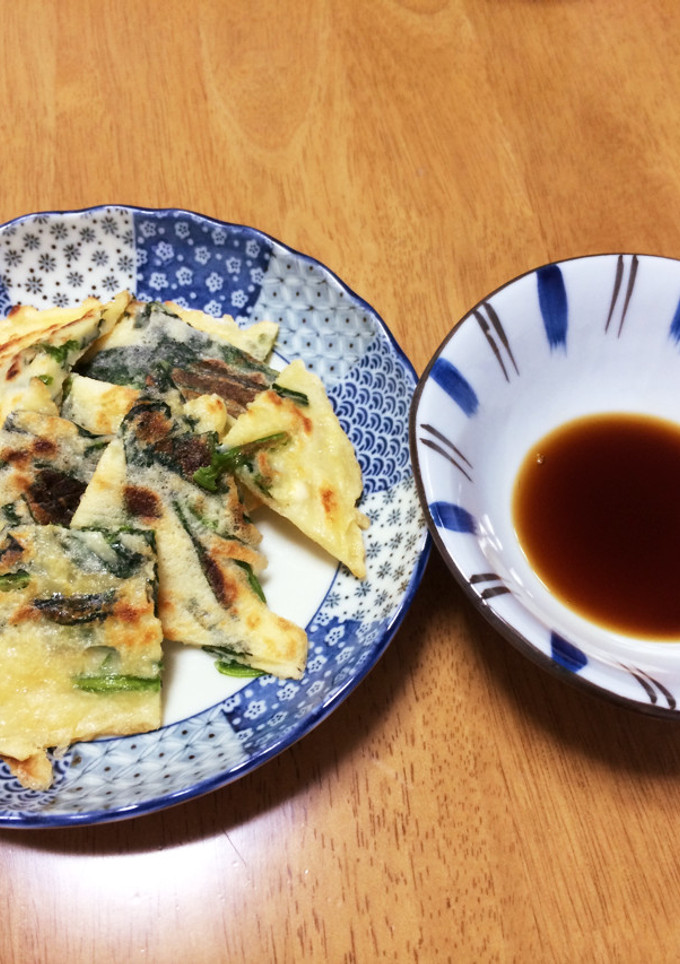 ほうれん草のチヂミ風お焼き-レシピのメイン写真