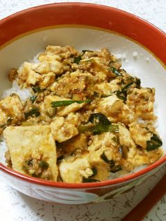 我が家の自己流マーボー豆腐丼-レシピのメイン写真