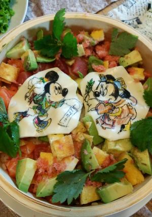 ミッキー 七夕 ちらし寿司-レシピのメイン写真