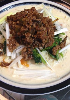 豆乳消費混ぜるだけ簡単冷やし中華坦々麺風-レシピのメイン写真
