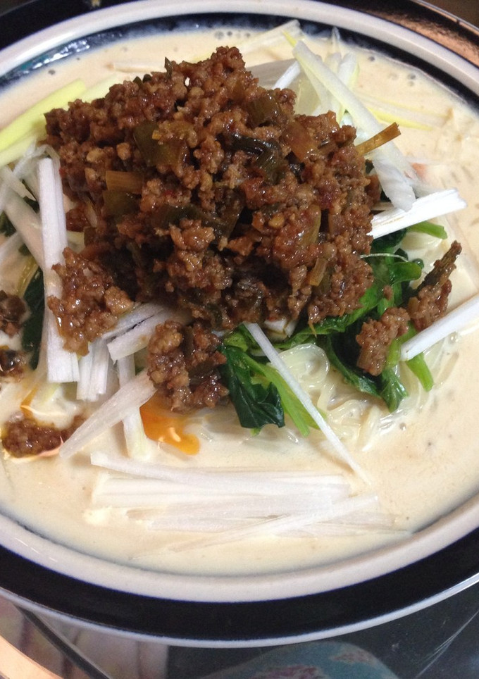 豆乳消費混ぜるだけ簡単冷やし中華坦々麺風-レシピのメイン写真