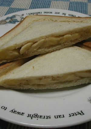 バナナのホットサンド-レシピのメイン写真