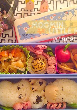 ゆで卵でリトルミィ☆キャラ弁-レシピのメイン写真